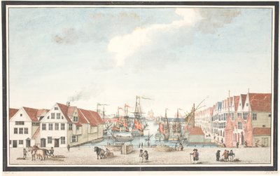 Brygge in Bergen von Johan Christian Dahl