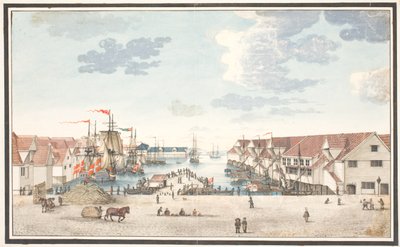 Kai in Bergen von Johan Christian Dahl