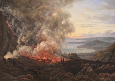 Ausbruch des Vulkans Vesuv von Johan Christian Dahl