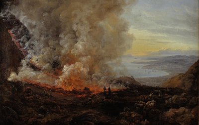 Der Ausbruch des Vesuvs von Johan Christian Dahl