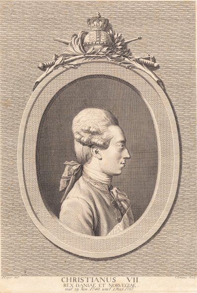 König Christian VII von J.F. Clemens