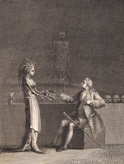 Niels Klim im Anatomiekammer von J.F. Clemens
