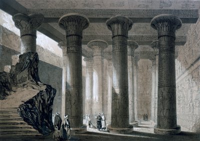 Tempel in Esneh, Ägypten, 19. Jahrhundert von JH Allan