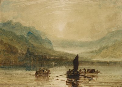 Brienzersee, Mondschein, 1802-1808 von Joseph Mallord William Turner
