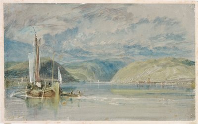 Rüdesheim, 1817 von Joseph Mallord William Turner