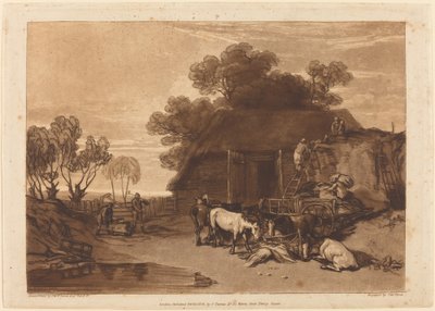 Der Strohhof von Joseph Mallord William Turner