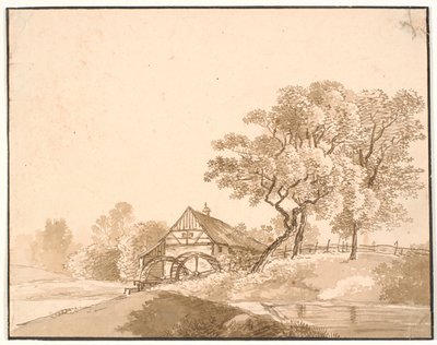 Eine Mühle bei Lausanne von J.P. Møller