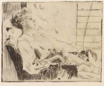 Auf der Piazza von J. Alden Weir