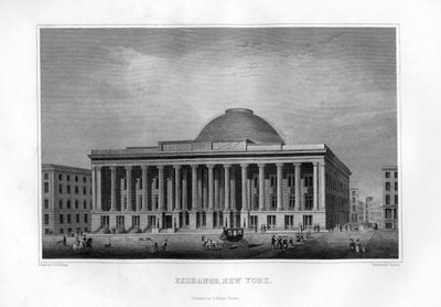 Börse, New York, 1855 von J. Archer