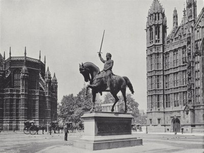 Statue von Richard I. von J. Benjamin Stone