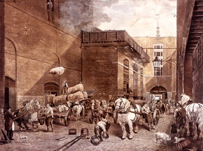 Die Hour Glass Brewery, London, 1821 von J Bromley
