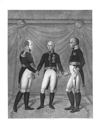 Die Heilige Allianz, 1815 von J. C. Bock