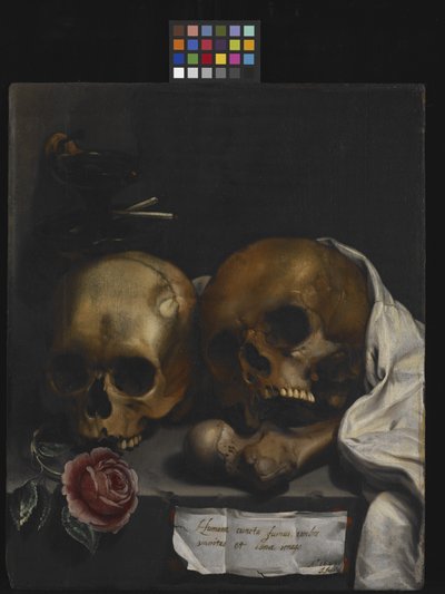 Vanitas-Stillleben von J Falk