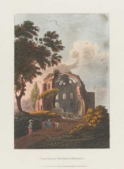 Tempel der Minerva Medica von J. Merigot