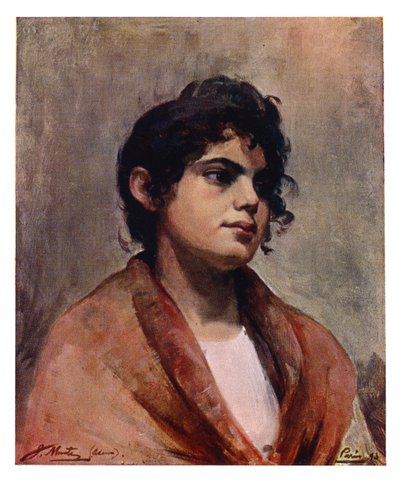 Studie eines italienischen Mädchens von J Muntz