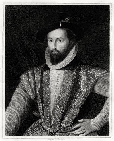 Sir Walter Raleigh, 1860 von J. Posselwhite