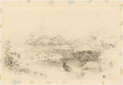 Teich mit Seerosen von Jabez Bligh