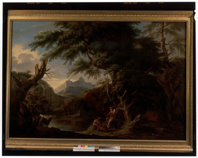 Ein Paar Landschaften von Jacob Philippe Hackert