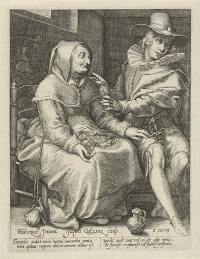 Ungleiche Liebe von Jacob Goltzius (II)