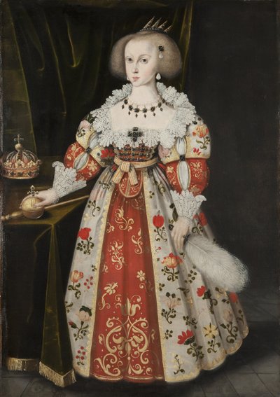 Königin Kristina als Kind, ca. 1635-40 von Jacob Heinrich Elbfas