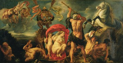 Neptun erschafft das Pferd von Jacob Jordaens
