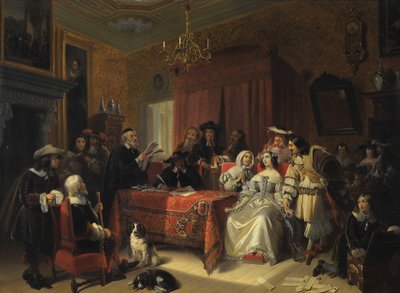 Testamentseröffnung von Jacob Joseph Eckhout