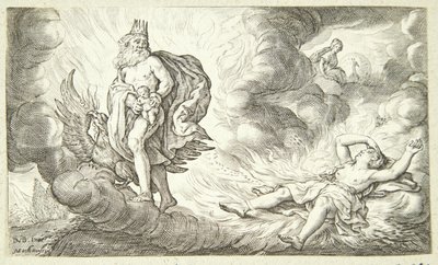 Die Geburt des Bacchus von Jacob Matham
