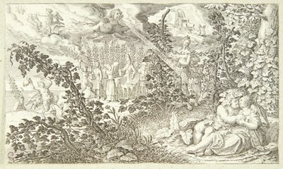 Bacchus und Ariadne von Jacob Matham