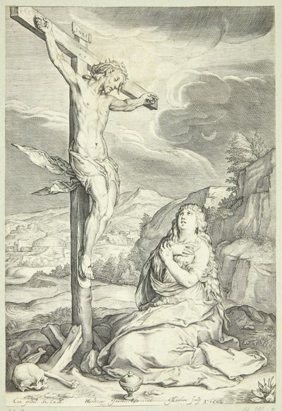 Die reuige Maria Magdalena von Jacob Matham