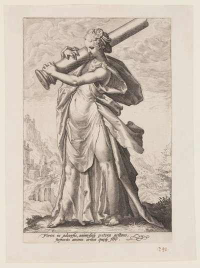 Tapferkeit, aus Die Tugenden von Jacob Matham