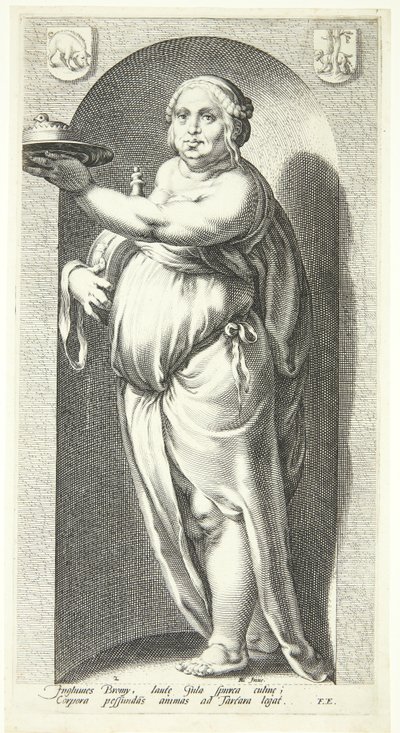Völlerei von Jacob Matham