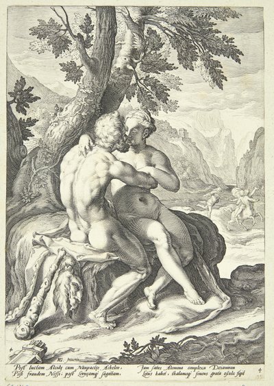 Herkules und Dejanira von Jacob Matham