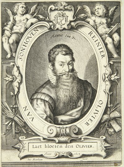 Porträt von Reinier Olivier van Sonhoven von Jacob Matham