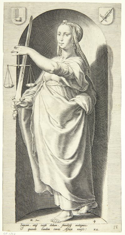 Gerechtigkeit von Jacob Matham