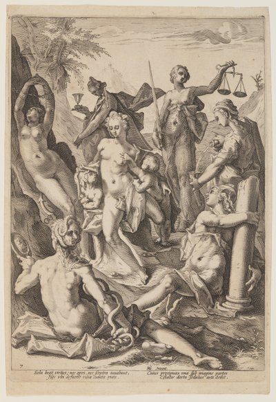 Die sieben Tugenden von Jacob Matham
