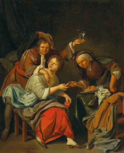 Bordellszene von Jacob Toorenvliet