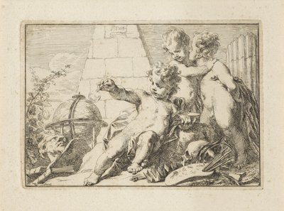 Allegorie der Vergänglichkeit von Jacob de Wit