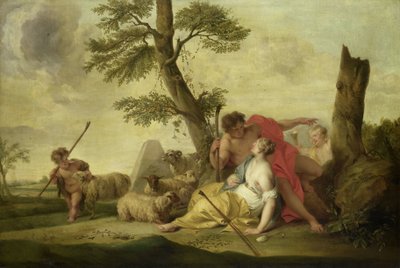 Paris und Oenone von Jacob de Wit