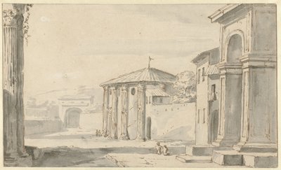Ansicht von Rom von Jacob van der Ulft