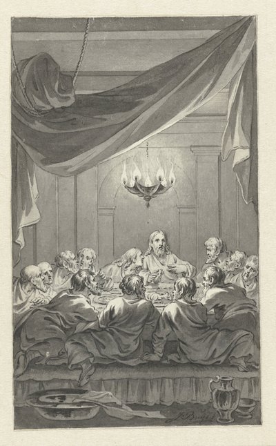 Das Heilige Abendmahl von Jacobus Buys