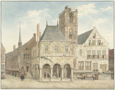 Das alte Rathaus in Amsterdam von Jacobus Buys