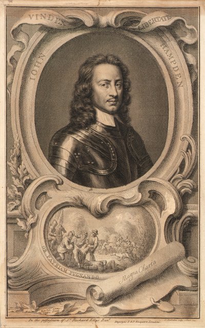 John Hampden von Jacobus Houbraken