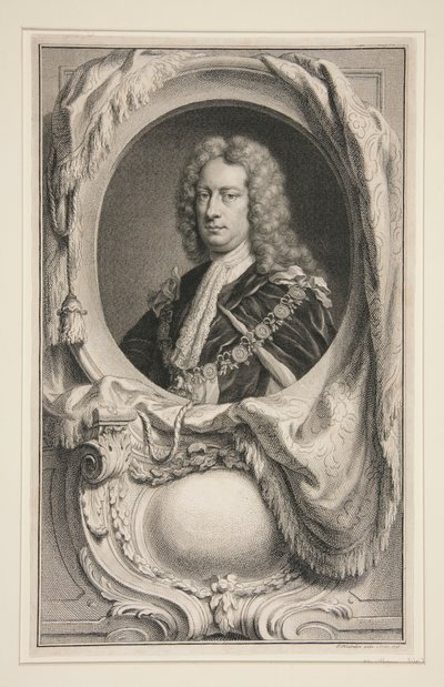 Porträt von Jacobus Houbraken