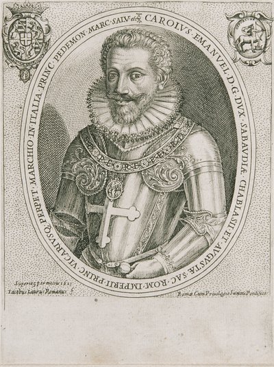 Carl Emanuel I. von Savoyen von Jacobus Laurus