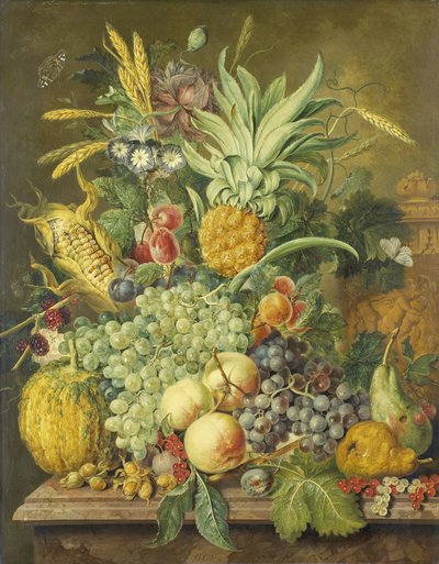 Stillleben mit Früchten von Jacobus Linthorst