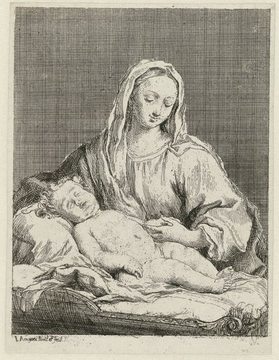 Maria mit Kind von Jacopo Amigoni