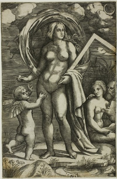 Venus und Amor von Jacopo Francia