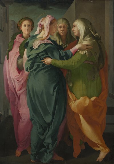 Die Heimsuchung, ca. 1528-1529 von Jacopo Pontormo