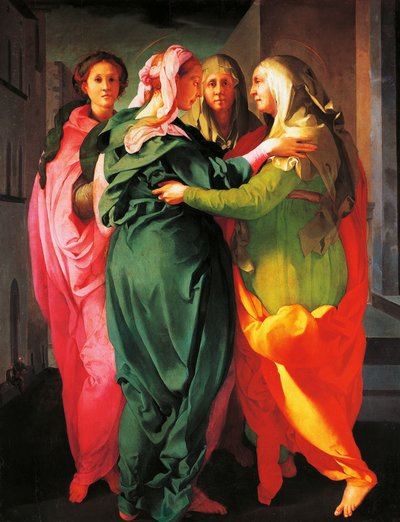 Die Heimsuchung, ca. 1530 von Jacopo Pontormo