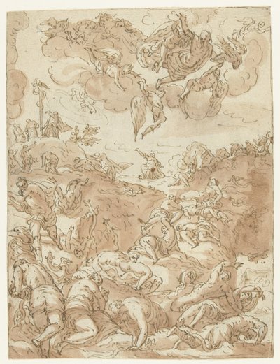 Errichtung der ehernen Schlange von Jacopo Tintoretto